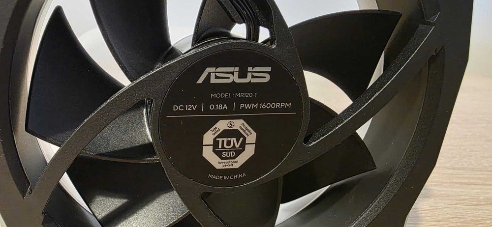 Ventoinha  Asus Prime MR120  ARGB 120mm Preta