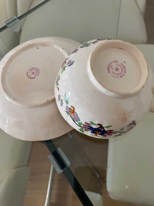 Chávena de chá com pires (de coleção) John Rose Coalport