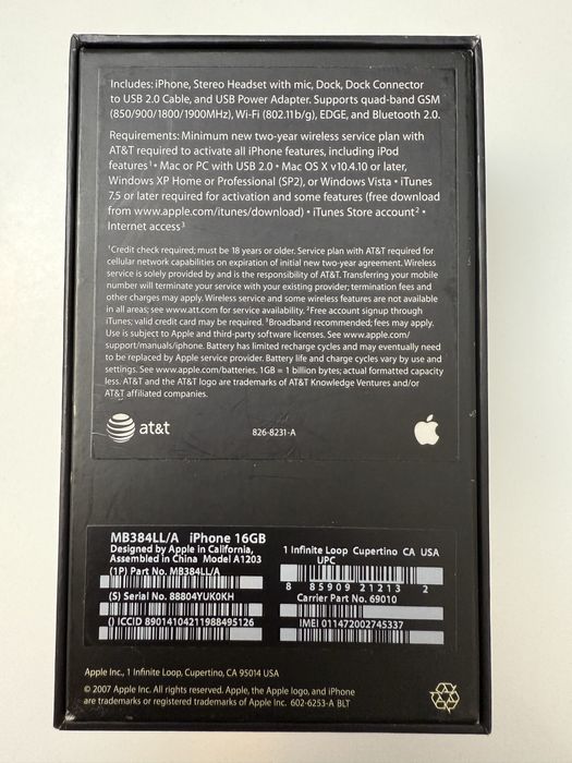 iPhone 1st Generation 16GB with Original Box64550979273859122