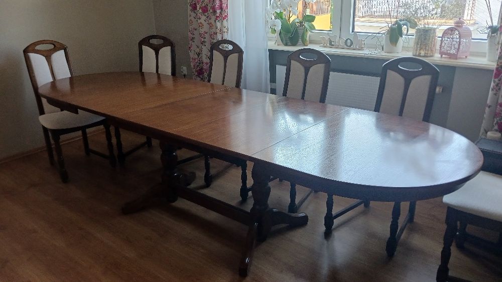 Stół dębowy rozkładany