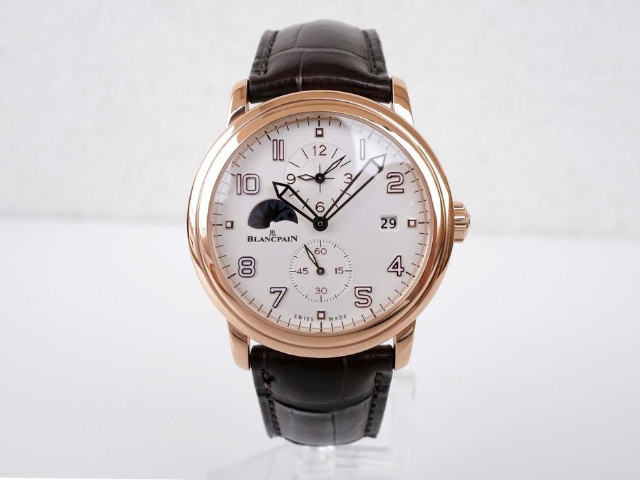 Blancpain Léman Hommes Dual Time Zone 18K Rose Gold