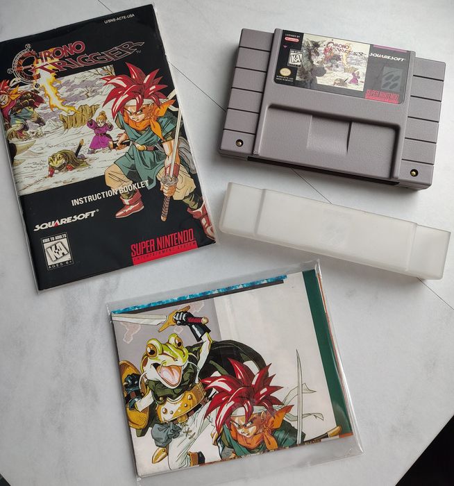 Chrono Trigger Snes Super Nintendo! Manual + plakaty.