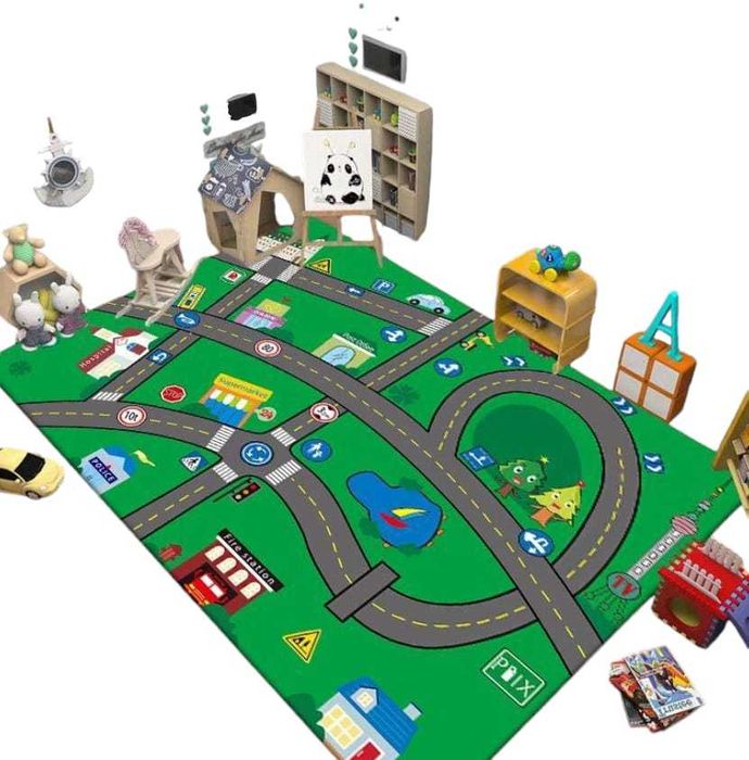 Dywanik Dziecięcy Dywan do pokoju dziecięcego 80x160 cm  Outlet