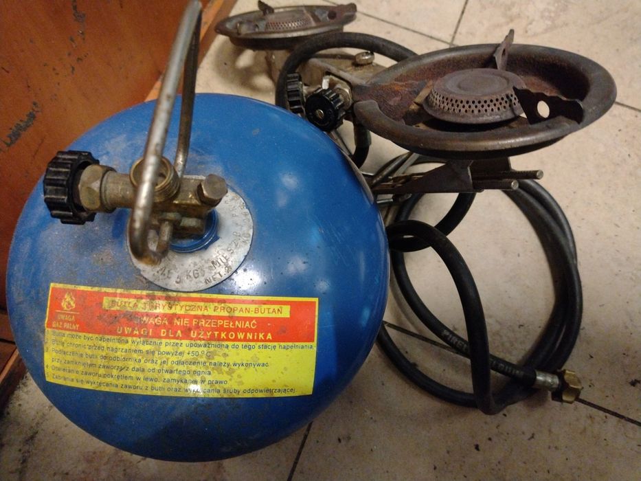 Kuchnia gazowa polowa z butlą