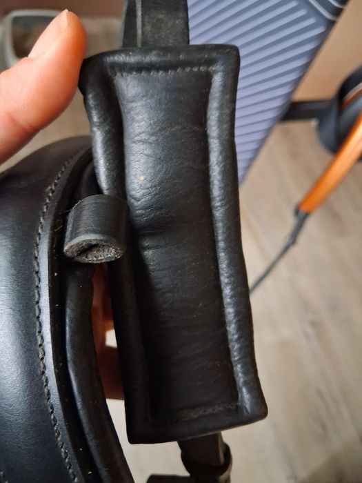 Skórzane ogłowie r. Cob