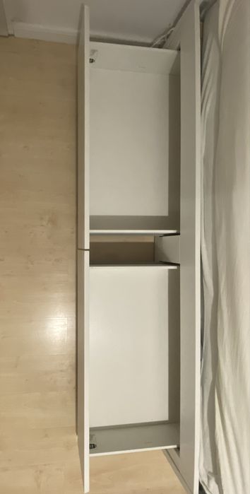 IKEA łóżko Flekke 80–160x200 + 2 materace + szuflady | stan bdb