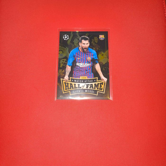 Lionel Messi Hall of Fame Topps Match Attax