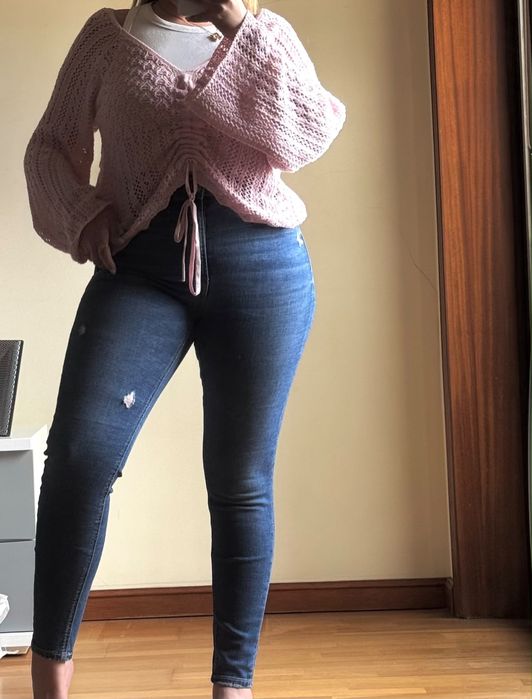 Calça de ganga tamanho 40