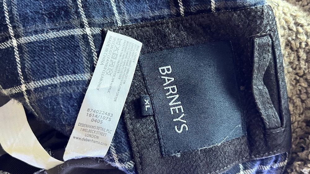 Мужская кожаная куртка Barneys (XL)