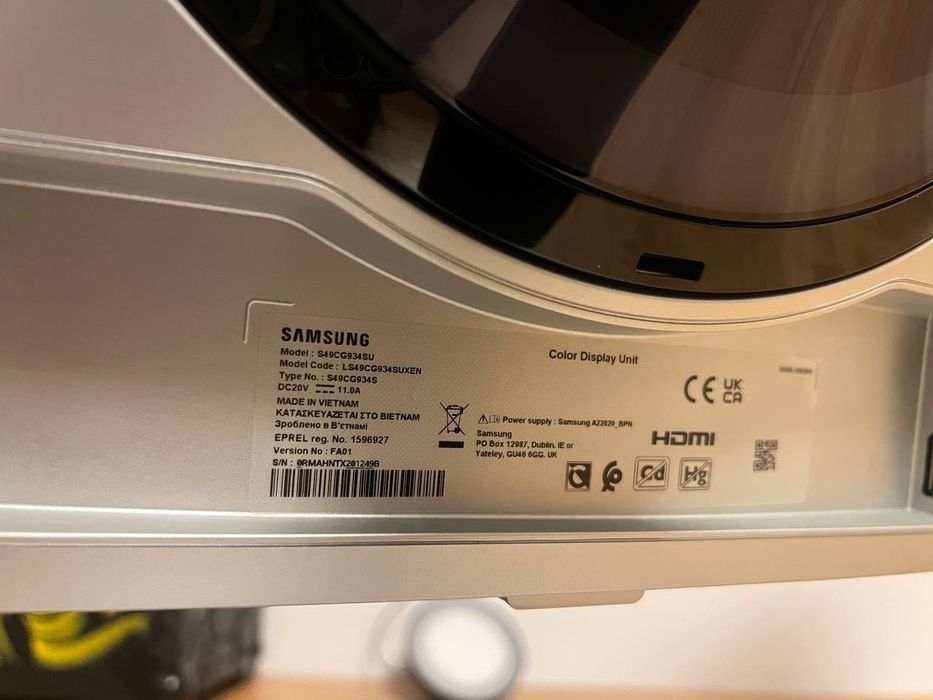 Monitor SAMSUNG Odyssey G9