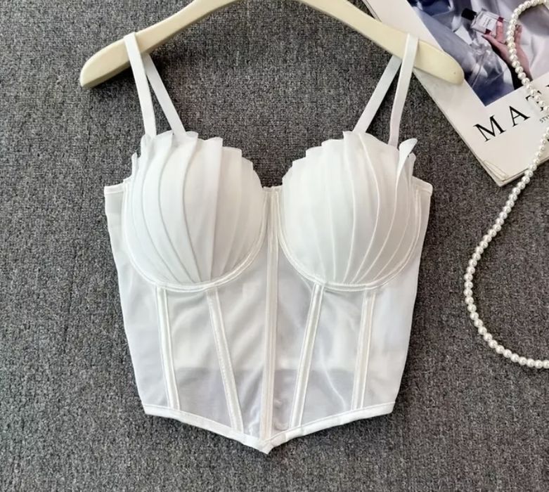 Білий корсет жіночий
