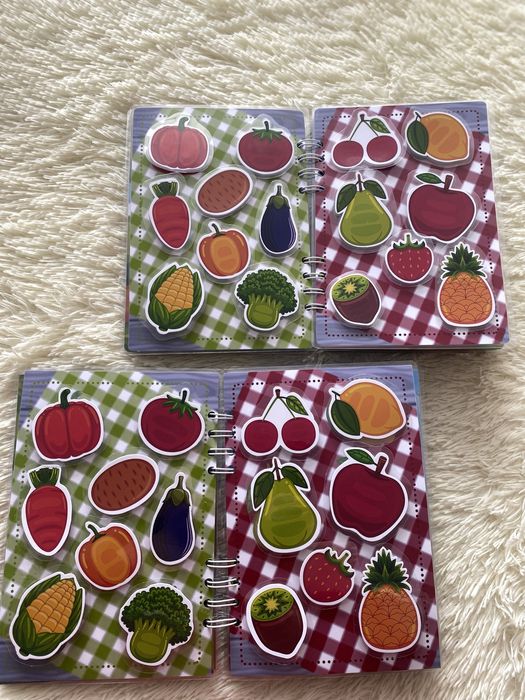 Ігри на липучках . Перша липуча книжечка