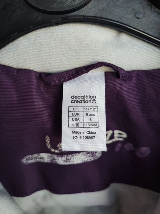 Fato de neve para criança 6 anos