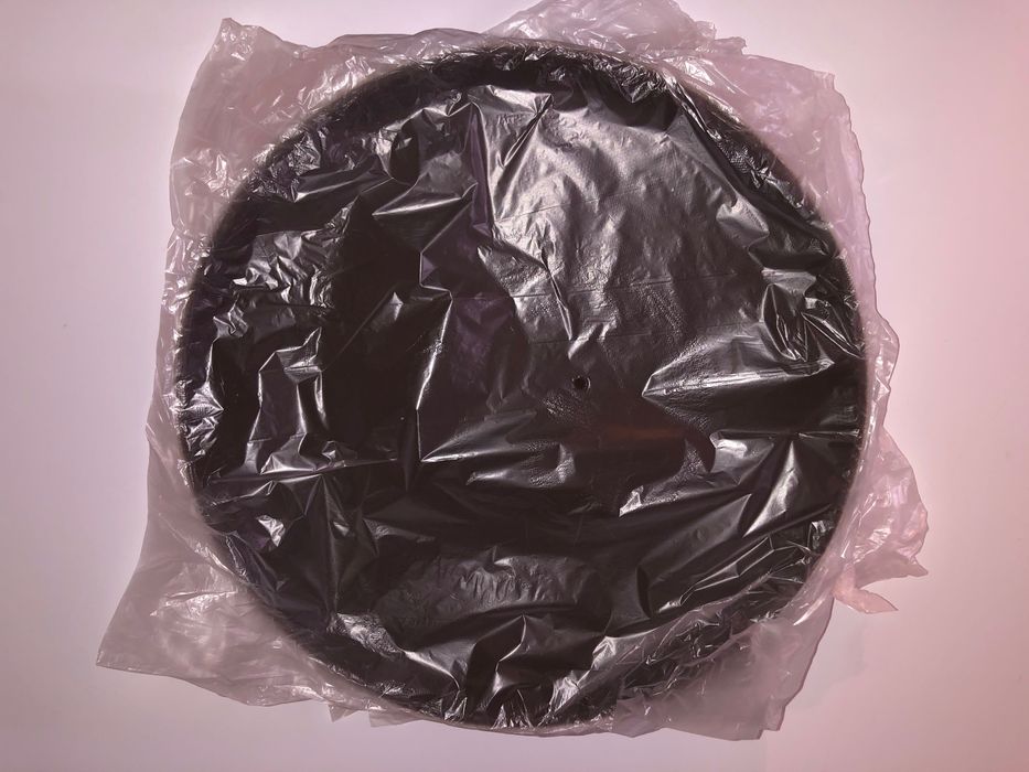 Bandeja anti deslizante redonda Ø 40 cm castanho