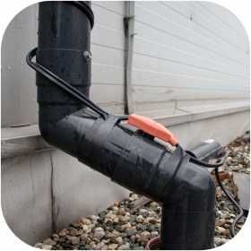 Kabel grzejny, przewód grzewczy do rur + termostat KERBL