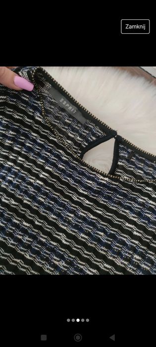 Dzianinowa sweterkowa Sukienka dopasowana rozmiar M