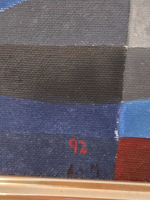 ALBERTO D'ASSUMPÇÃO Óleo s tela  Interiores II 1992 65 x 54 cm