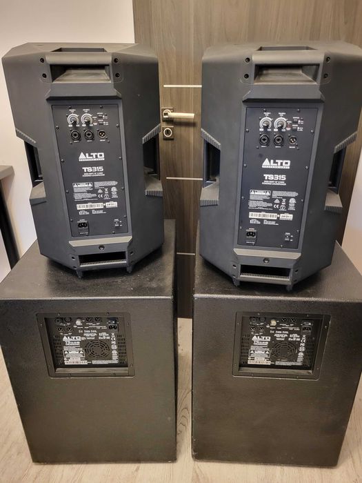 Zestaw aktywny 2x Alto ts 315 , 2x Alto Ts sub 18