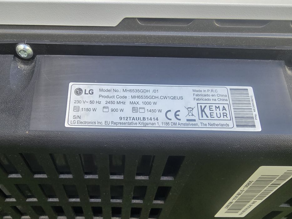 Microondas LG branco