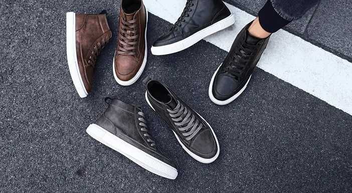 мужские демисезонные  Полуботинки .ботинки  .кроссовки