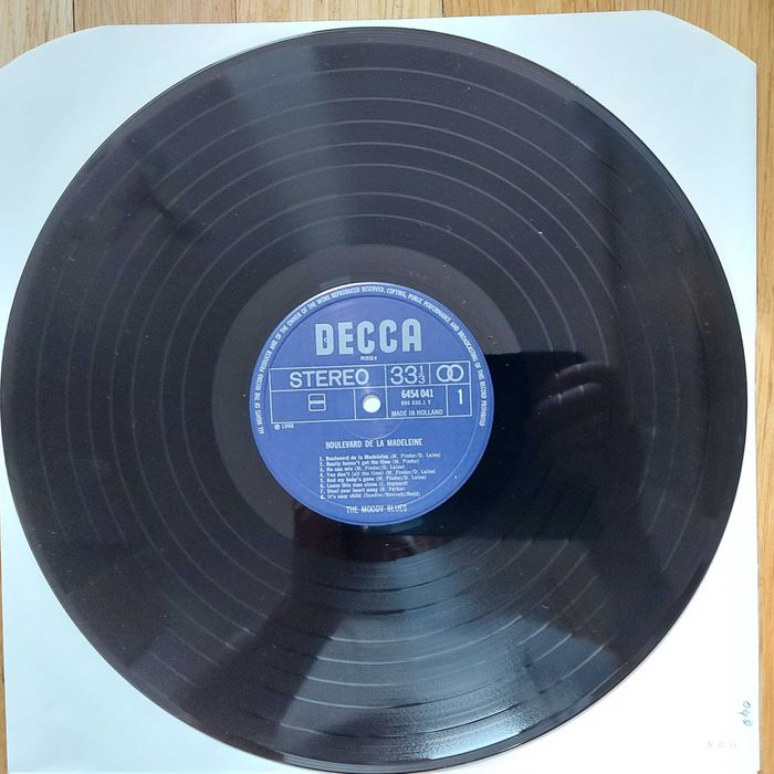 The Moody Blues ‎Boulevard De La Madeleine NL (NM-/NM-) + inne tytuły