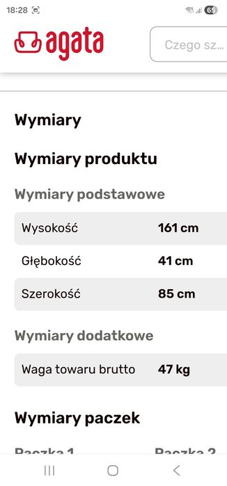 Regał Mia Agata meble