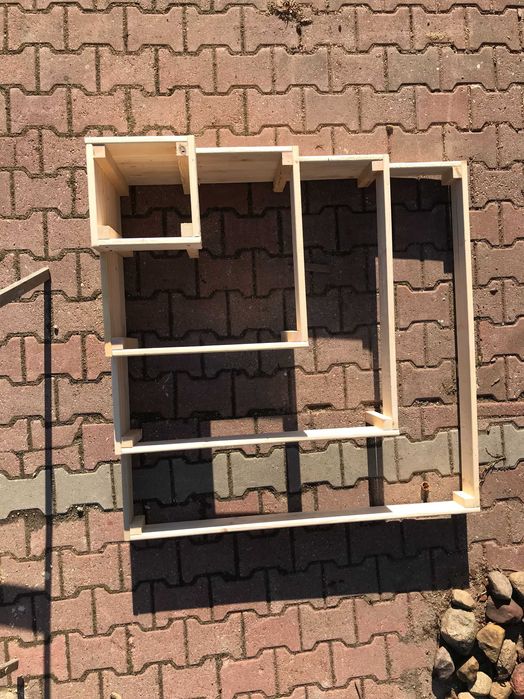 Inspekt warzywniak kwietnik piętrowy narożny 120x120x40