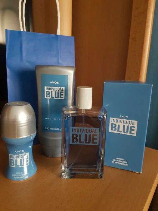 Zestaw Individual Blue Avon 3 kosmetyków nowy szybka wysyłka