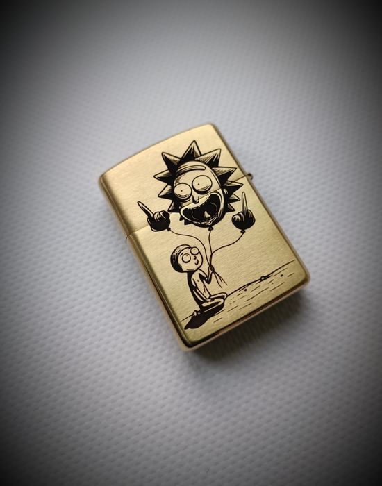 Новая оригинальная зажигалка Zippo Rick and Morty