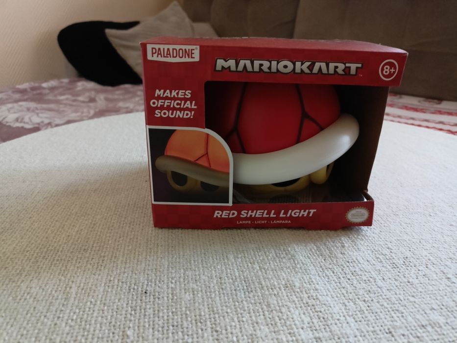 Mario Kart - Lampa czerwona skorupa