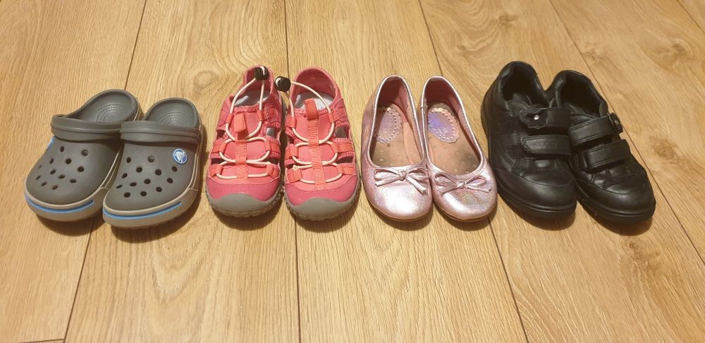 Crocs zestaw butów klapki sandały 25 -27