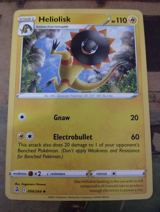 Pokémon Card Fusion Strike Heliolisk