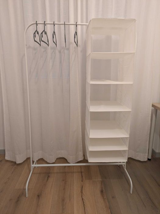 SKUBB (IKEA) - Arrumação - 6 Prateleiras para varão de roupeiro