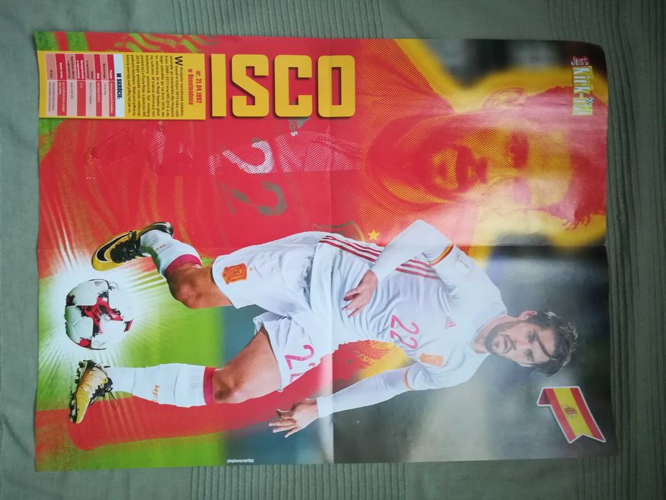 Plakat dwustronny Isco i Grosicki
