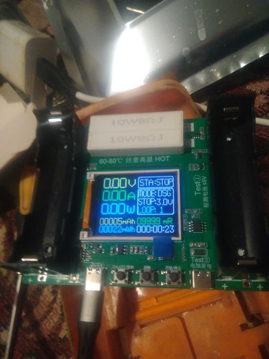 Тестер внутреннего сопротивления li-ion
