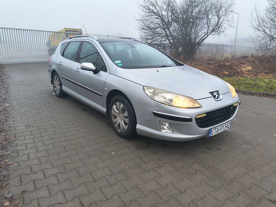 Peugeot 407 SW szklany dach