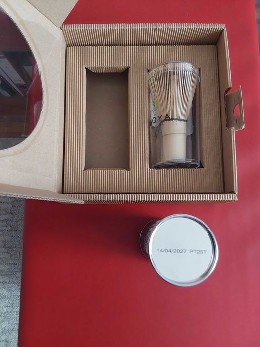 Zestaw BIO MATCHA Codzienna 30 g + miotełka chasen bambusowa Moya