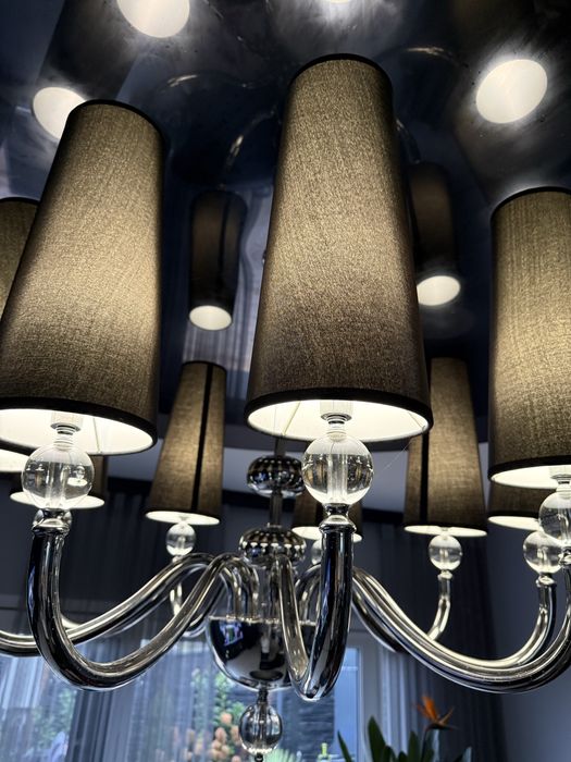 Elegancki żyrandol glamour