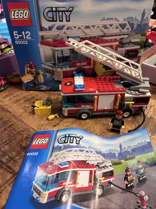 Klocki Lego City 60002 Wóz strażacki straż pożarna
