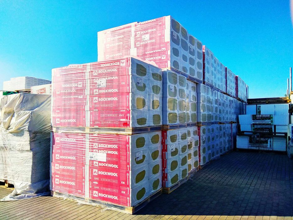 Мінеральна вата Rockwool, кам'яна вата Роквул, базальтова вата рулонна