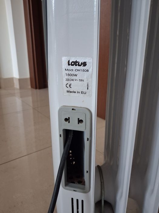 Aquecedor Lotus 1500w como novo
