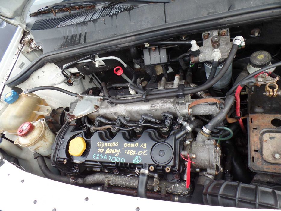 Gru55 Silnik 223A7000 kompletny fiat doblo 1.9jtd wysyłka gwarancja