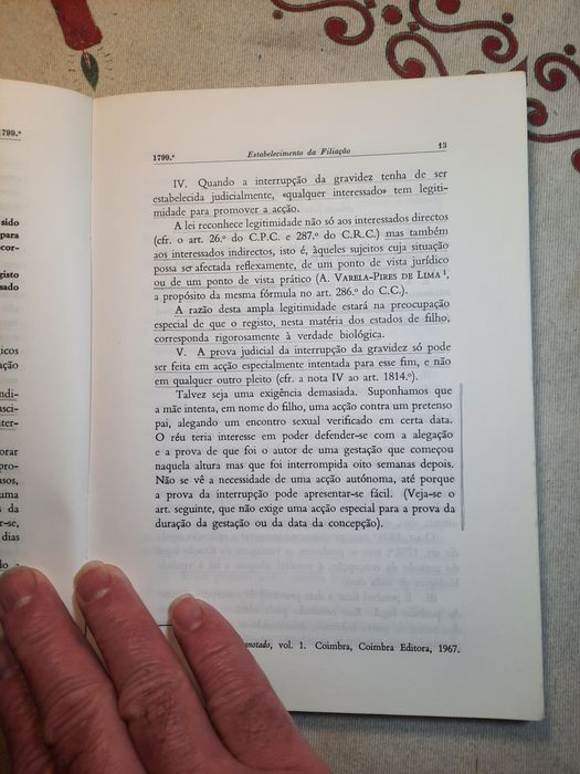 Estabelecimento da Filiação,  de Guilherme de Oliveira