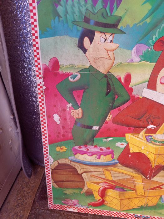 Cartaz yogi Bear antigo