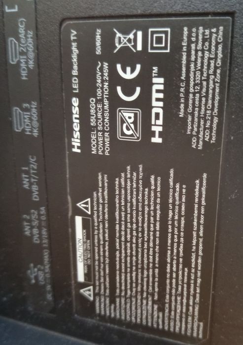 Telewizor Hisense 55 cali