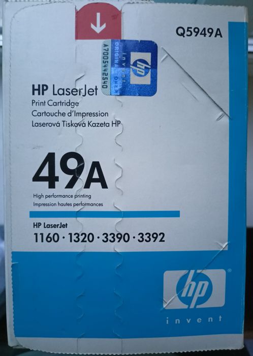 Оригінальний картридж HP Q5949A (49A) для HP 1320, 3390, 3392
