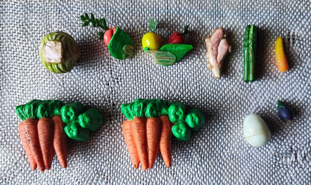 Lote de miniaturas - Legumes