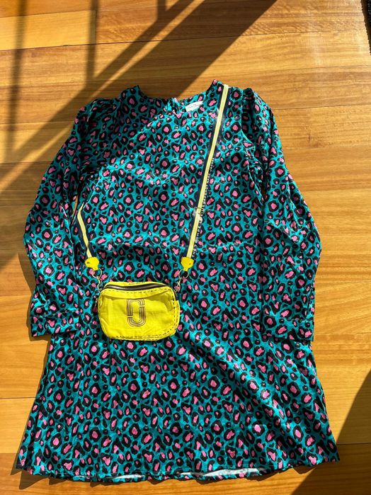 Vestido Marc Jacobs Kids Cheetah trompe-l'oeil