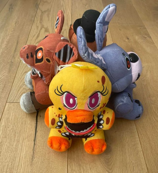 [Nowe] 4 maskotki FNAF Freddy Foxy Bonnie Chica