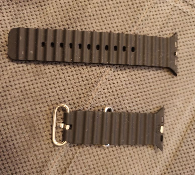 Pasek do Apple watch gumowy czarny